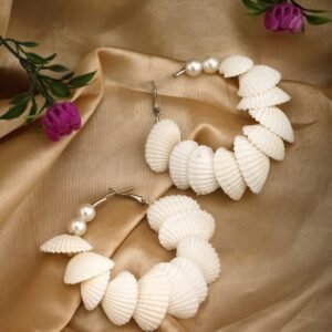 Shell Hoop Earrings