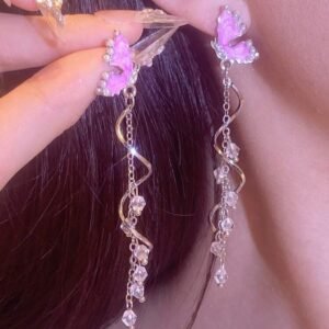 Tomzy Trendy beautiful Princess Pink Earrings